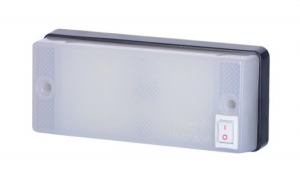 Lampa LED oświetlenia wnętrza, diodowa,+ włącznik 12/24V LWD 607